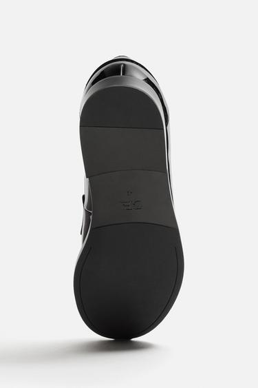 MOCASSINS VERNIS MASQUE - Noir de Zara - Image 3