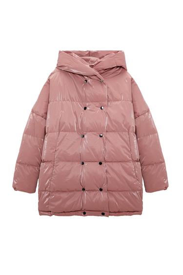HOODED PUFFER COAT