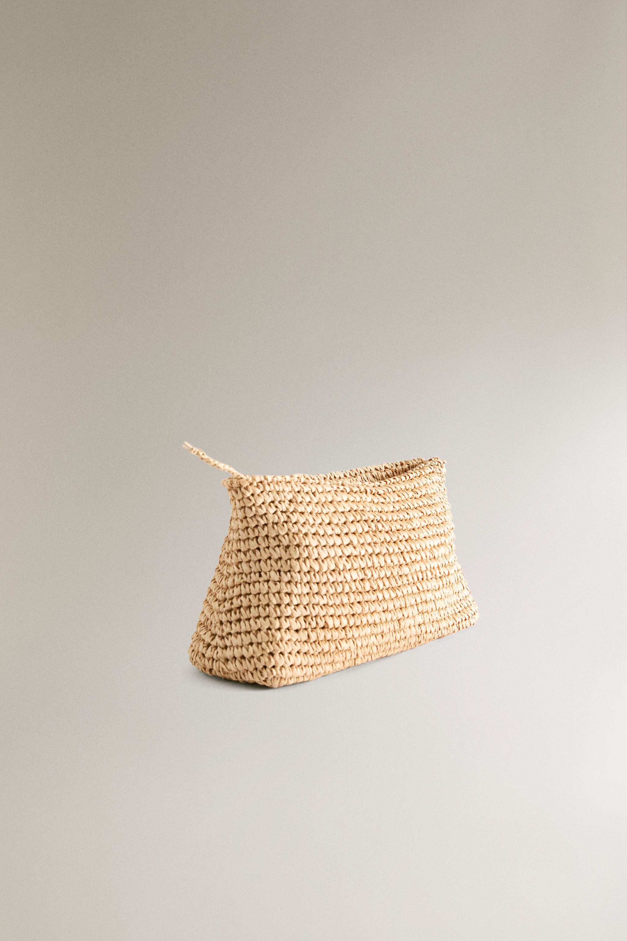 LARGE PAPER MAKEUP BAG — Beige (alternate view)