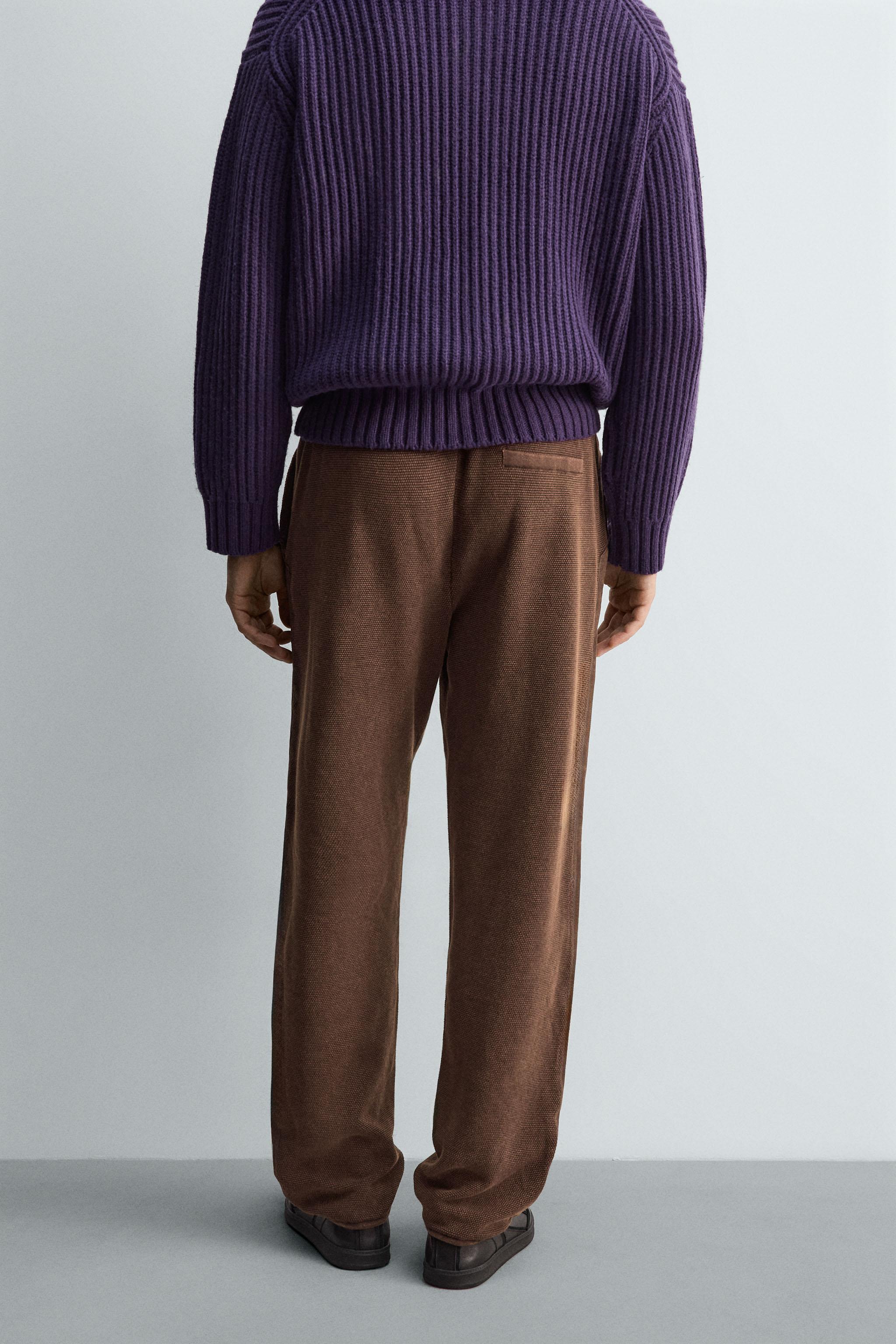 KNIT JOGGER PANTS WITH STRIPES X SR_A