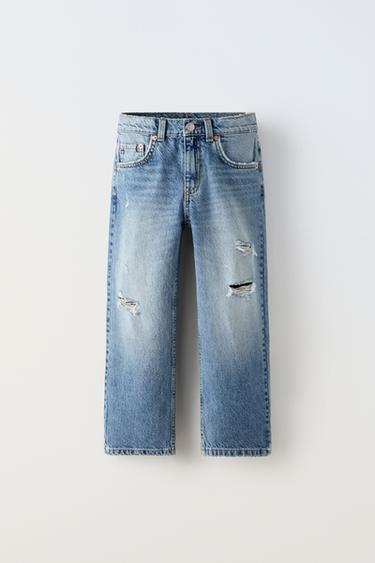 DNY EXTREME WIDE FIT S ROZTRHNM - Modr od Zara