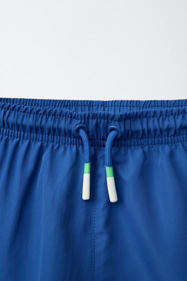 2-6 YEARS/ PALM TREE SWIM SHORTS - Ink blue by Zara - Image 2