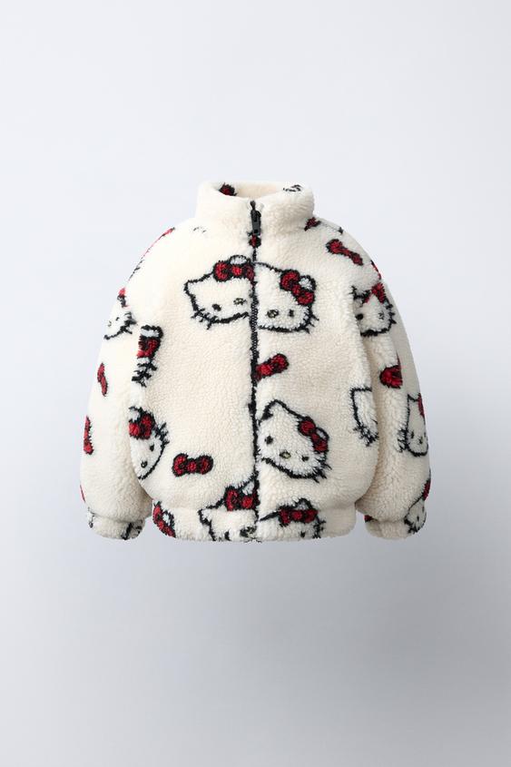 BUNDA Z UMĚLÉHO BERÁNKU HELLO KITTY © SANRIO - Přírodní od Zara - Obrázek 0