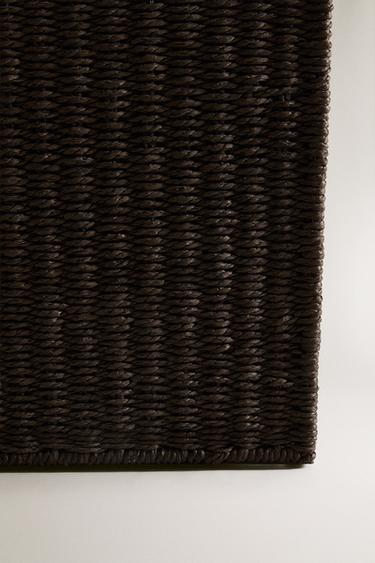 WÄSCHEKORB MIT STOFFAUSKLEIDUNG - Braun von Zara