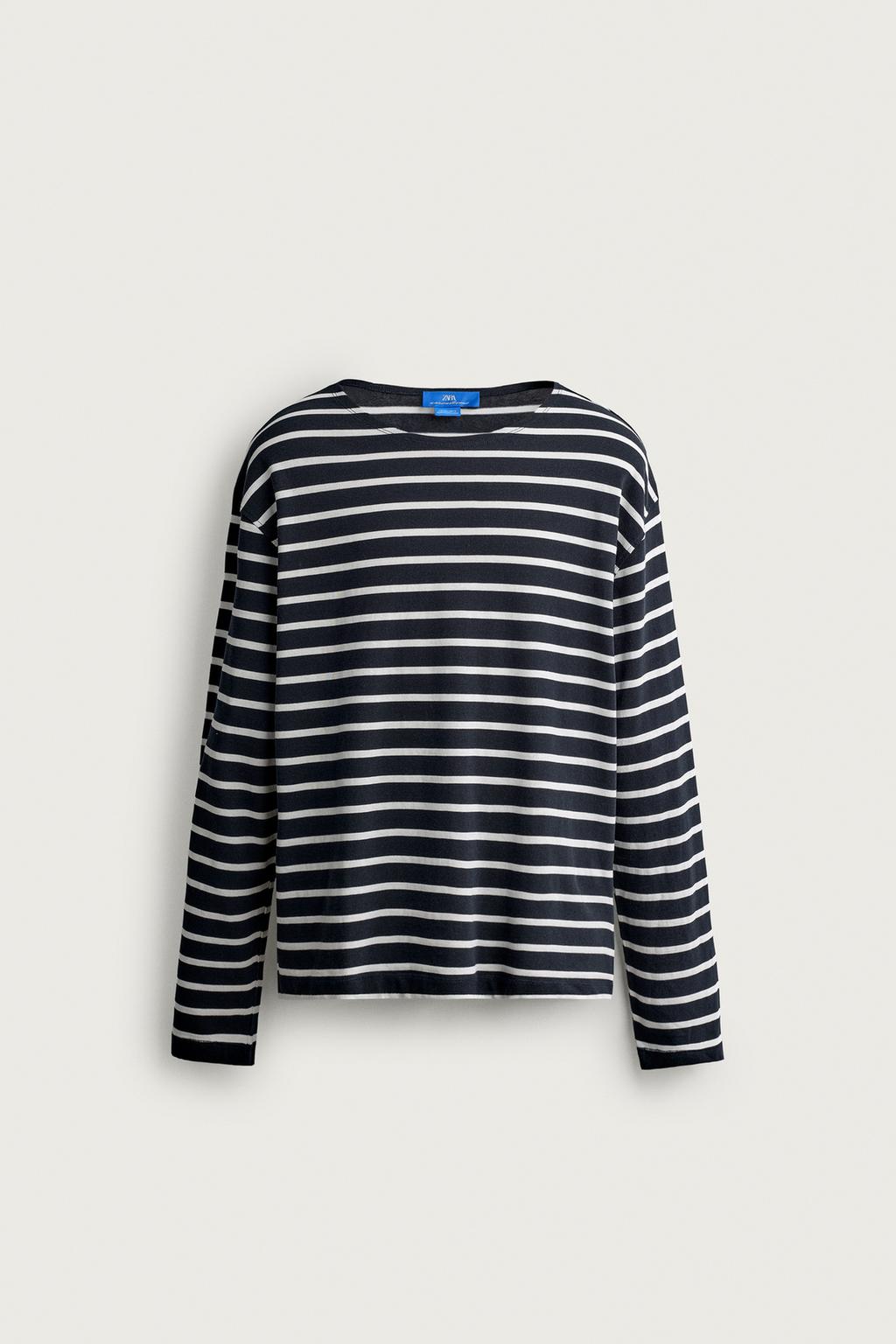 STRIPED JACQUARD T-SHIRT AARON LEVINE X ZARA