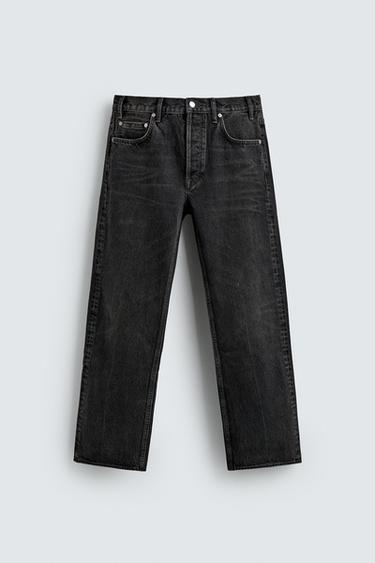 JEANS STRAIGHT FIT BOOTCUT AARON LEVINE X ZARA - Schwarz von Zara