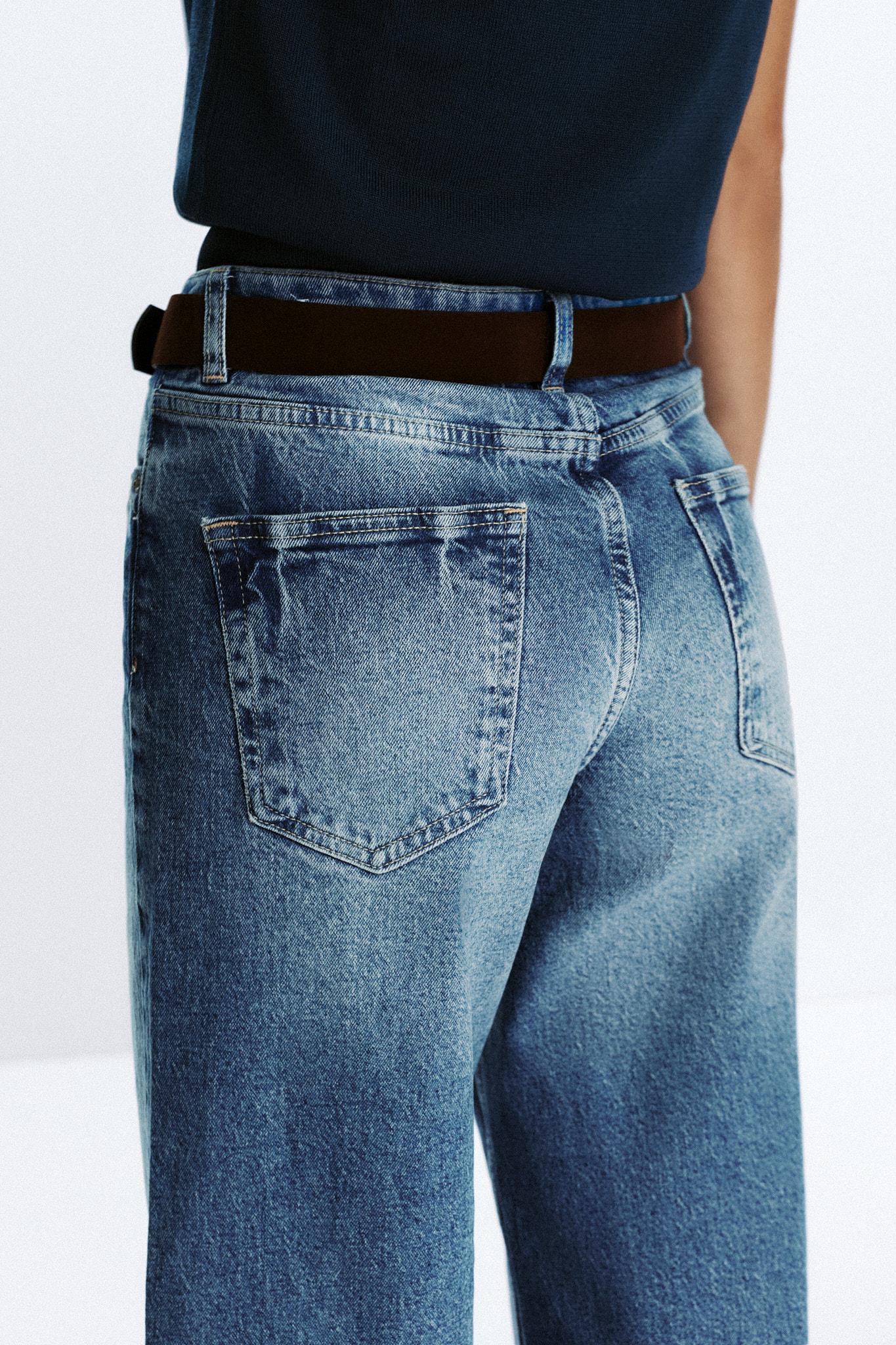 KEMERLİ Z1975 YÜKSEK BEL CULOTTE JEAN - Görsel 7