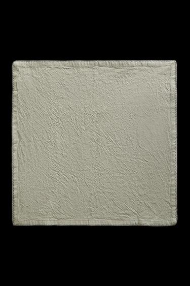 Zara PACK OF PLAIN DYED THREAD NAPKINS (PACK OF 2) - Bluish