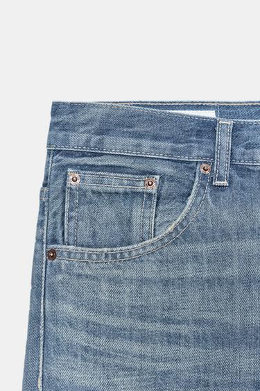 JEAN TRF BAGGY TAPERED TAILLE BASSE - Bleu de Zara - Image 8