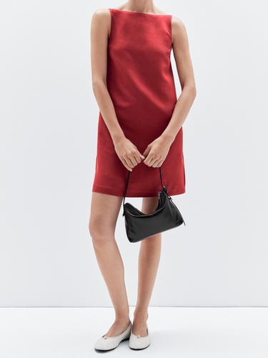Bolso pequeño piel napa - Negro de Zara - Imagen 0