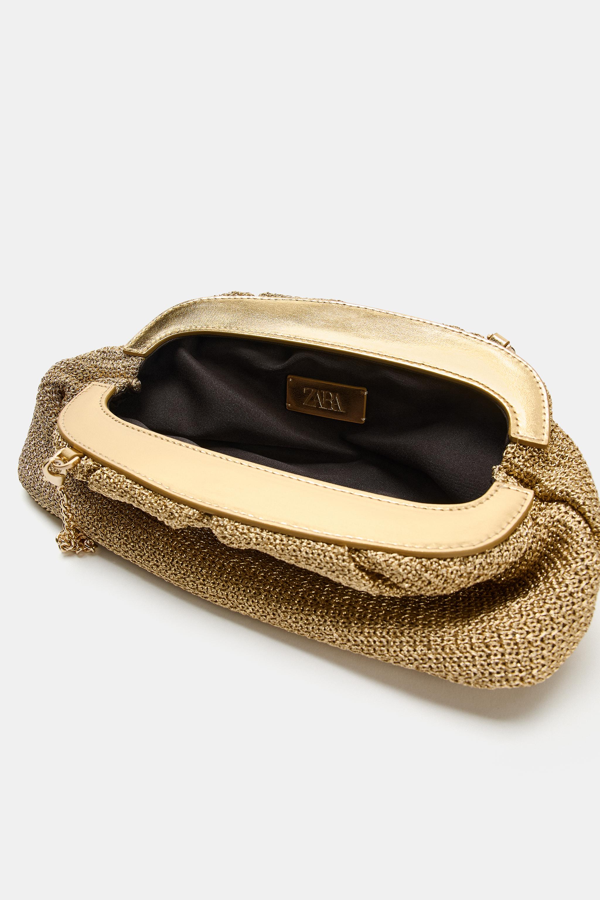 Женские сумки Zara WOVEN CLUTCH — фото 6