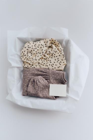 FLORAL DRESS - Ecru by Zara