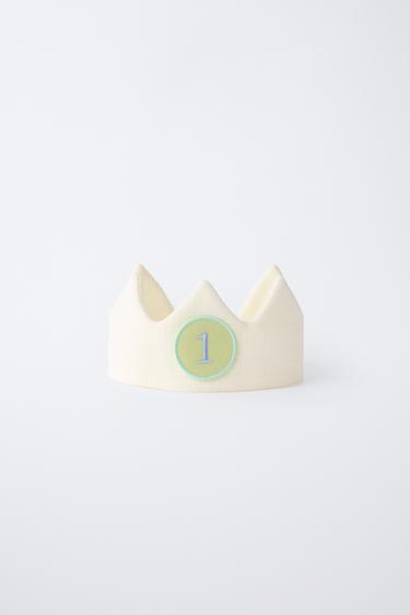 BIRTHDAY CROWN - Ecru by Zara