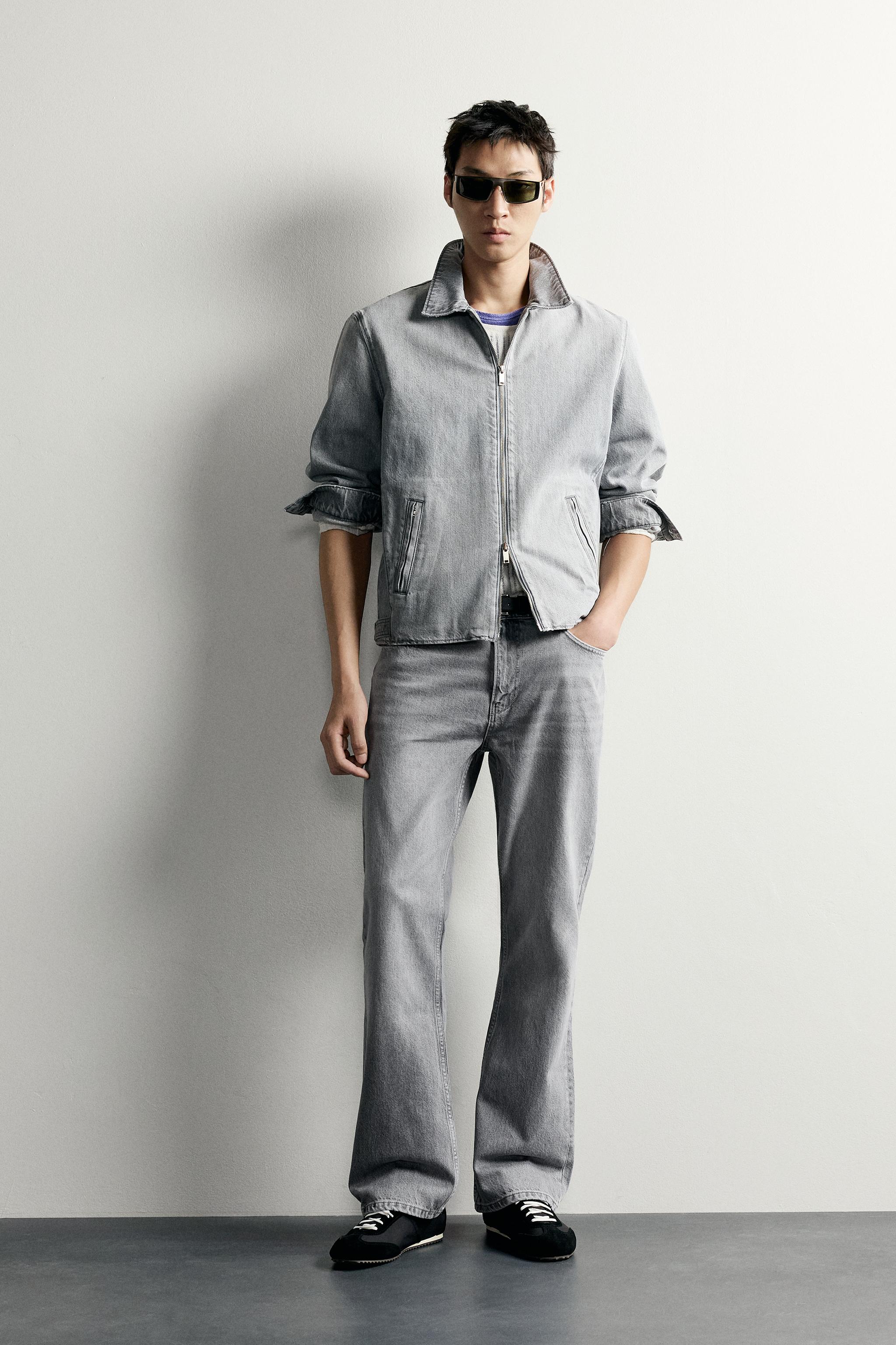 flareフィットジーンズ - グレー | ZARA Japan / 日本