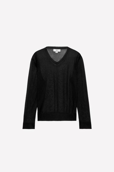 SHEER JUMPER LUDOVIC DE SAINT SERNIN x ZARA - Black by Zara