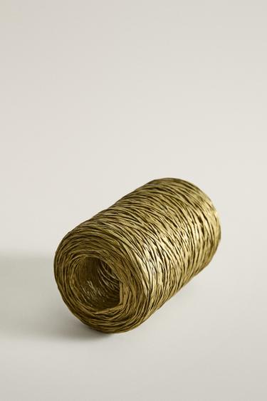 SHINY CHRISTMAS GIFT RIBBON — Golden 2