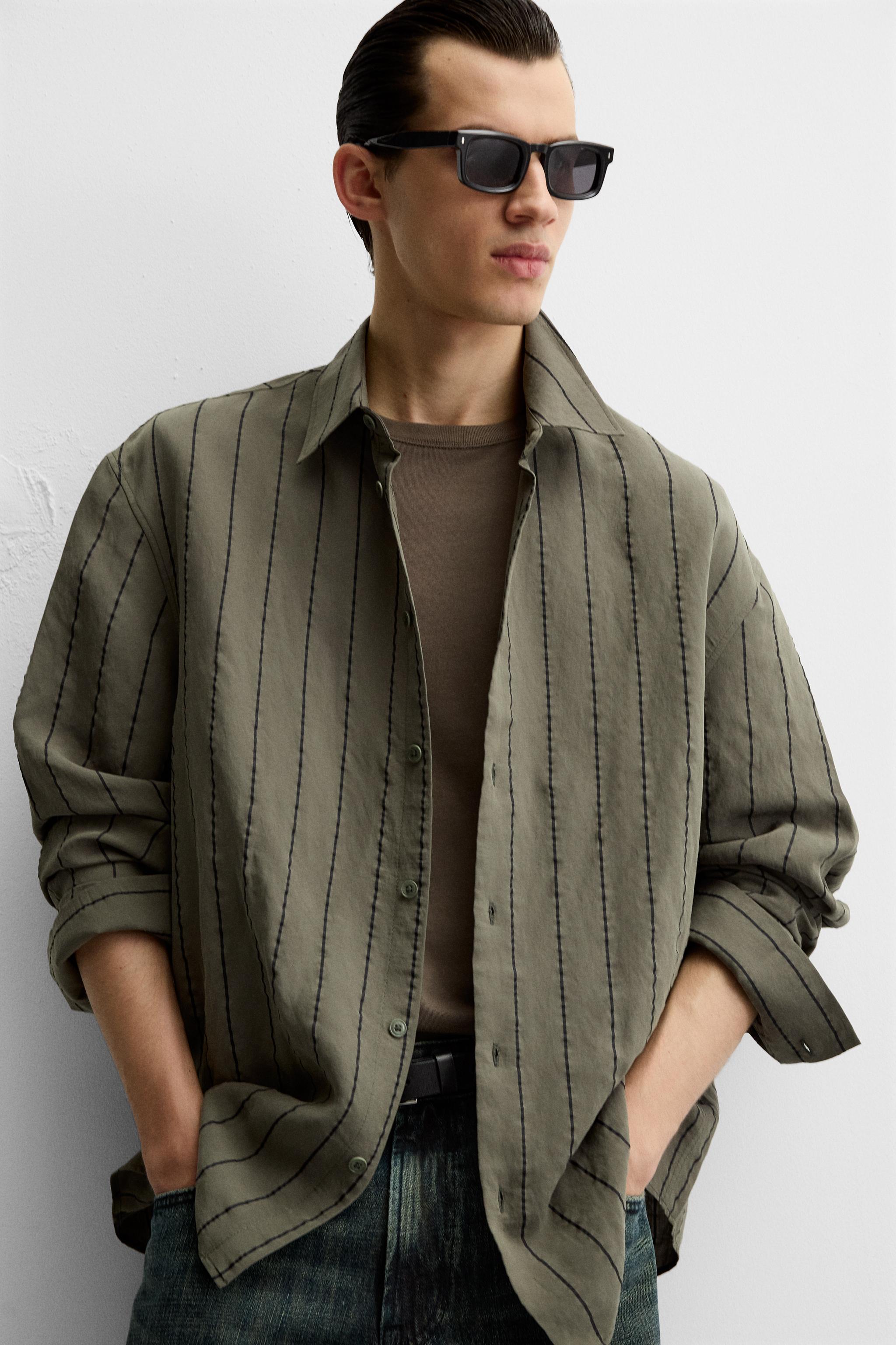 CHEMISE FLUIDE À RAYURES