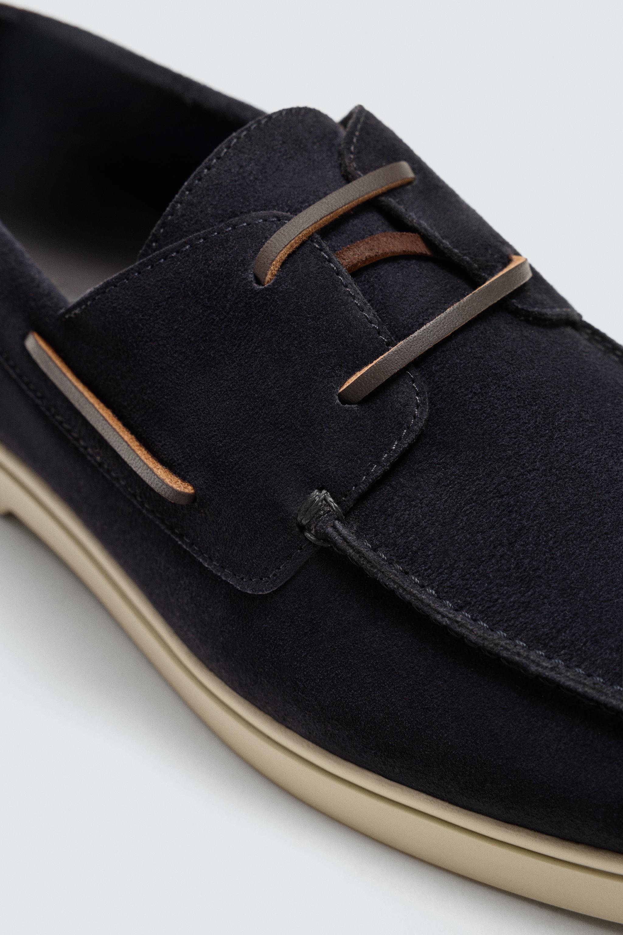 CASUAL LEATHER DECK SHOES