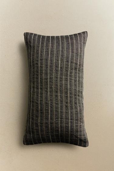 FUNDA COJÍN RAYAS - Gris antracita de Zara