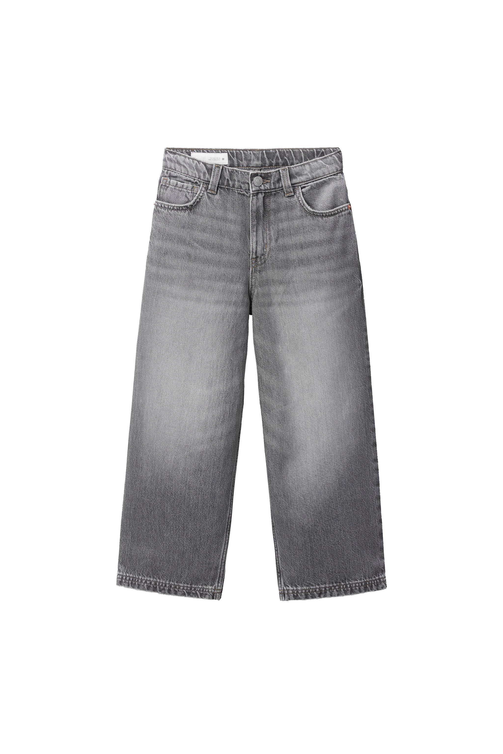 JEANS RELAXED BAGGY - Gris medio | ZARA Chile