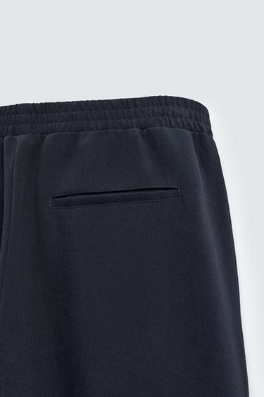FLOWING TROUSERS WITH ZIPS - Navy blue by Zara - Image 8