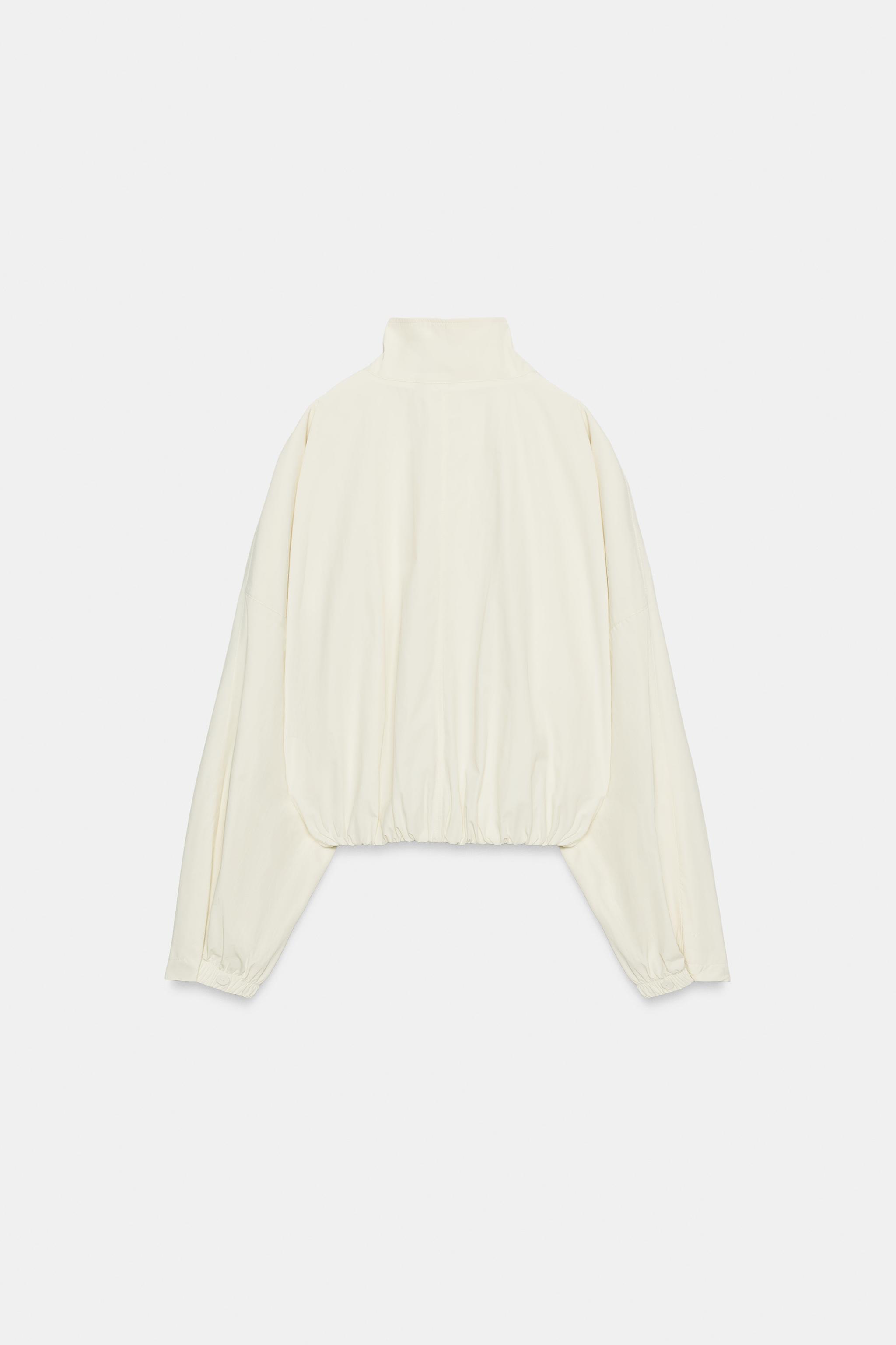 Женские куртки Zara ZW COLLECTION NYLON JACKET — фото 11