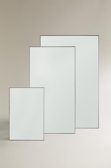 VERTICAL MIRROR WITH SILVER FRAME - P by Zara