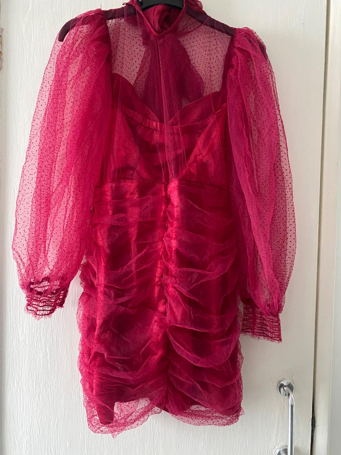 DOTTED MESH TULLE DRESS - Image 2