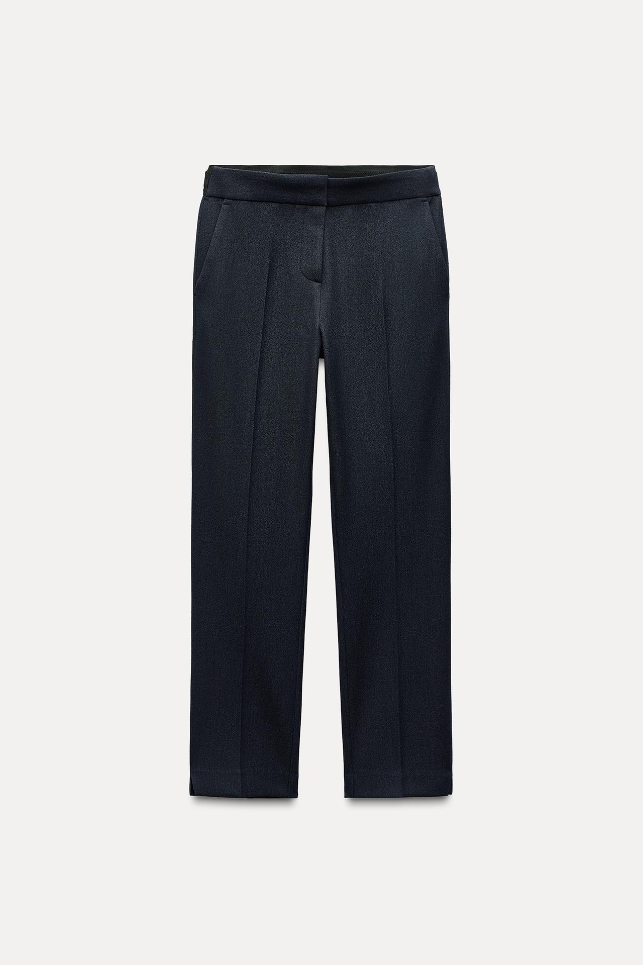 PANTALÓN TOBILLERO SOFT - Índigo oscuro de Zara - Imagen 4