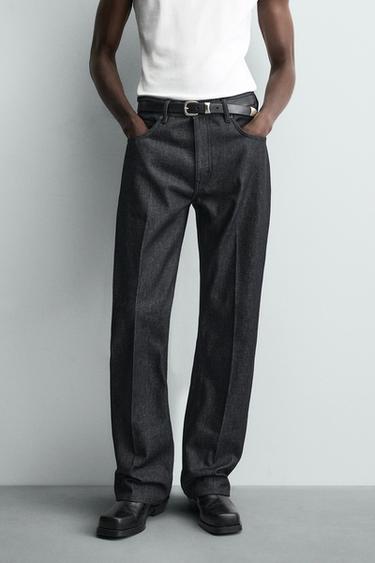 BOOTCUT STRAIGHT-LEG JEANS - Blue by Zara