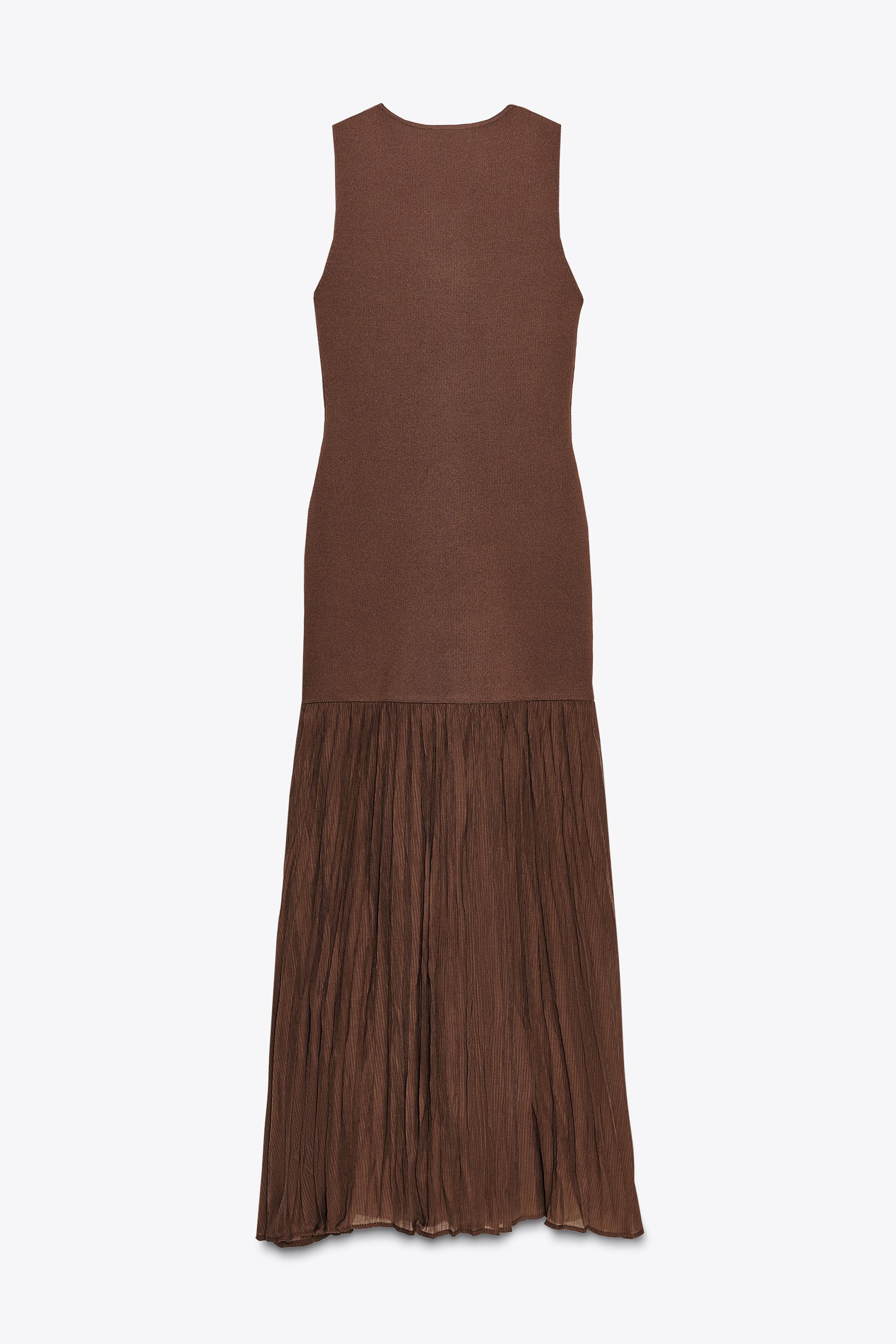 COMBINATION KNIT DRESS