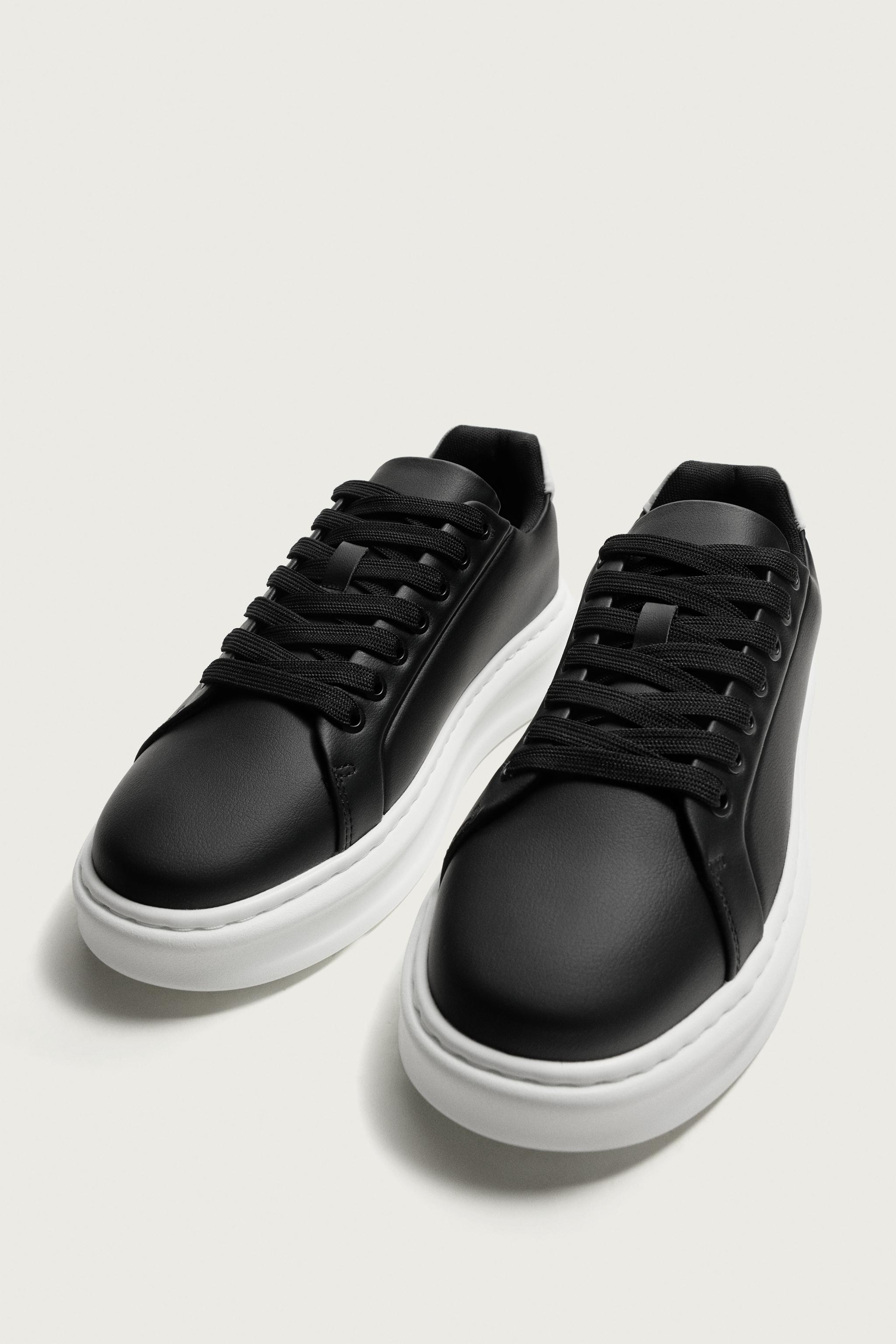 Мужские кроссовки Zara HEEL DETAIL SNEAKERS — фото 5