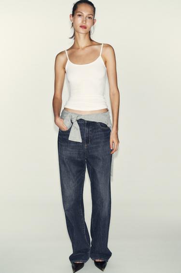 CAMISETA POLIAMIDA TIRANTE FINO - Blanco de Zara