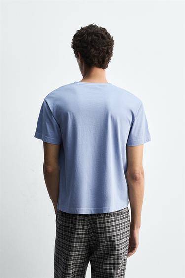 T-SHIRT MICKEY + PLUTO HARRY LAMBERT FOR ZARA X DISNEY - Bleu ciel de Zara - Image 2