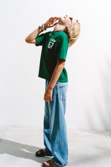 SAMARRETA ESTAMPADA TEAM SIX SEVEN - Verd de Zara