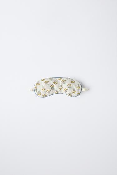 BOHO PRINT EYE MASK - Ecru by Zara