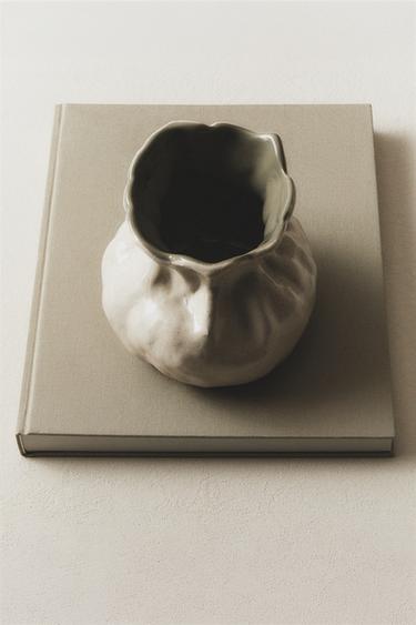 Zara ARTICHOKE CERAMIC VASE - Green