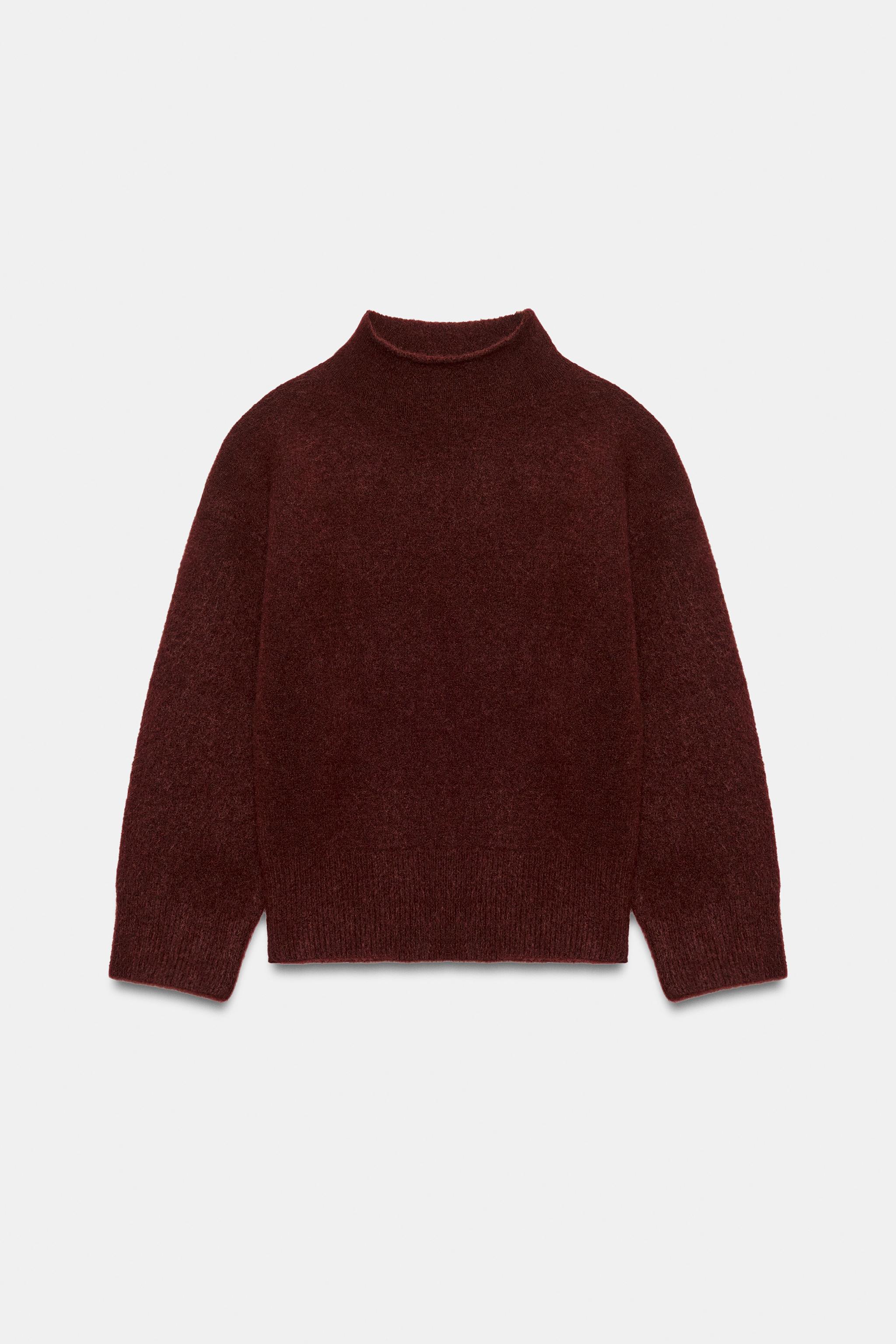 SOFT HIGH-NECK KNIT JUMPER