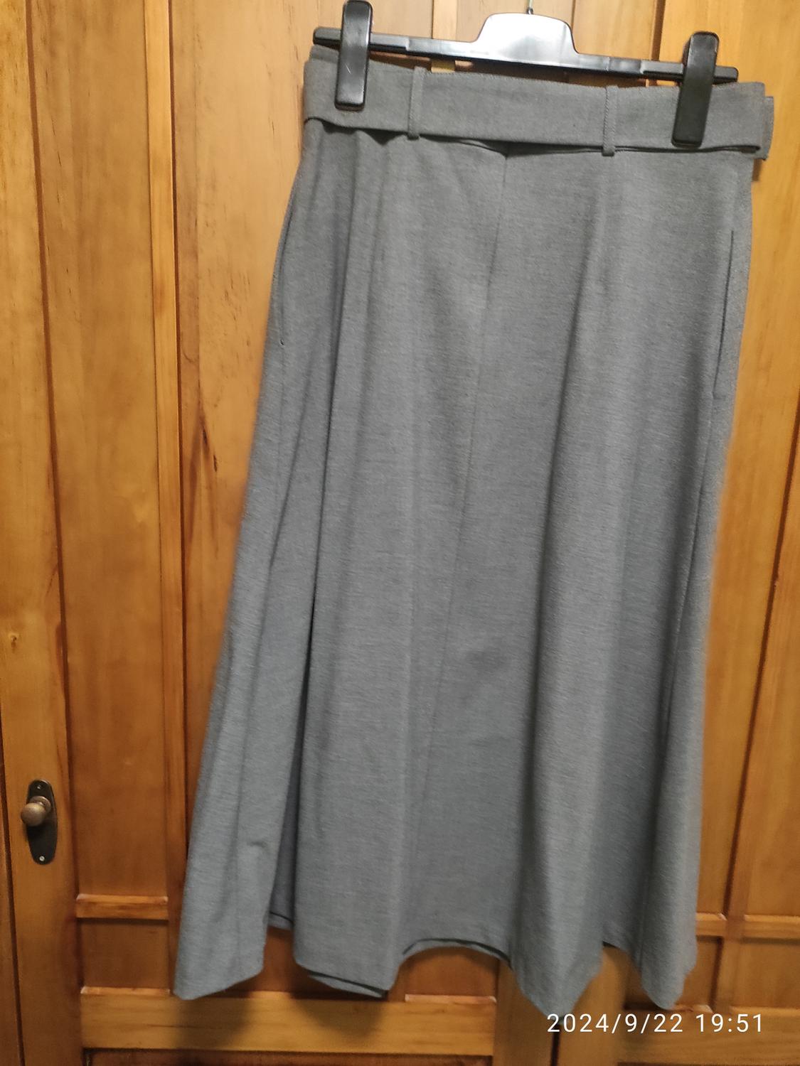 A-LINE SKIRT WITH BELT - Image 3