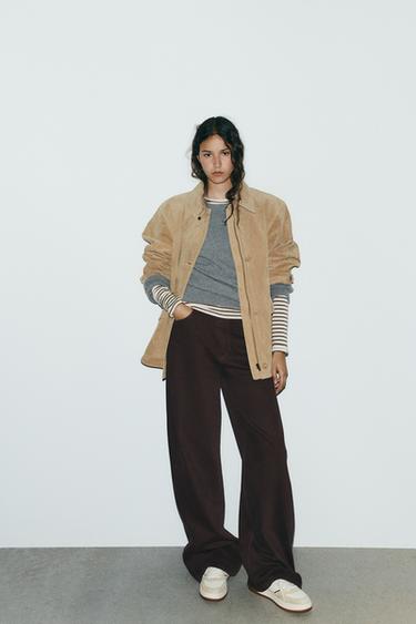 CONTRAST TRAINERS - Ecru White by Zara - Image 0