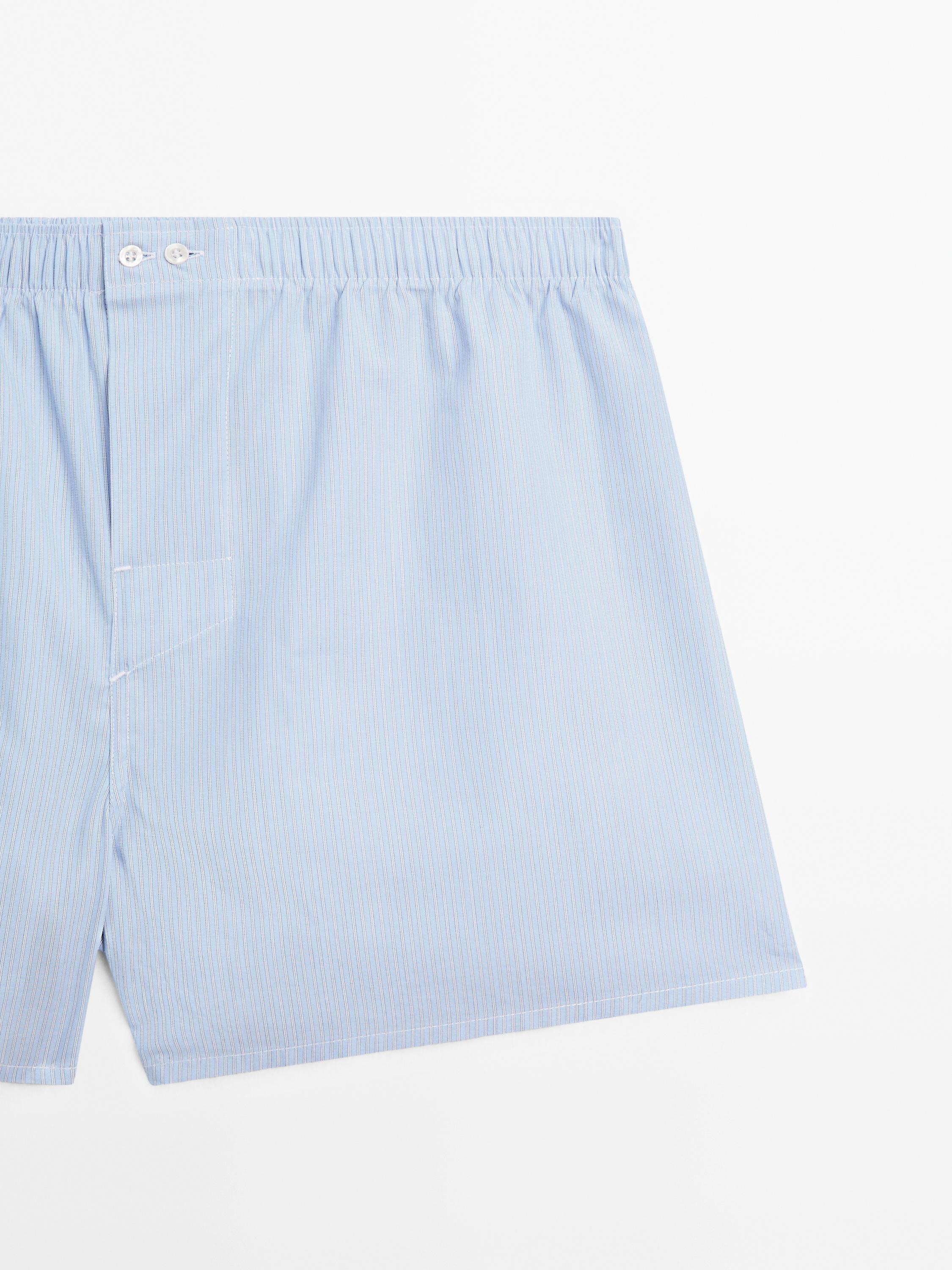 Caleçon imprimé à rayures