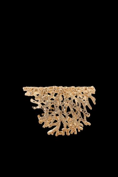 BRAZALETE RÍGIDO CORAL - Dorado de Zara