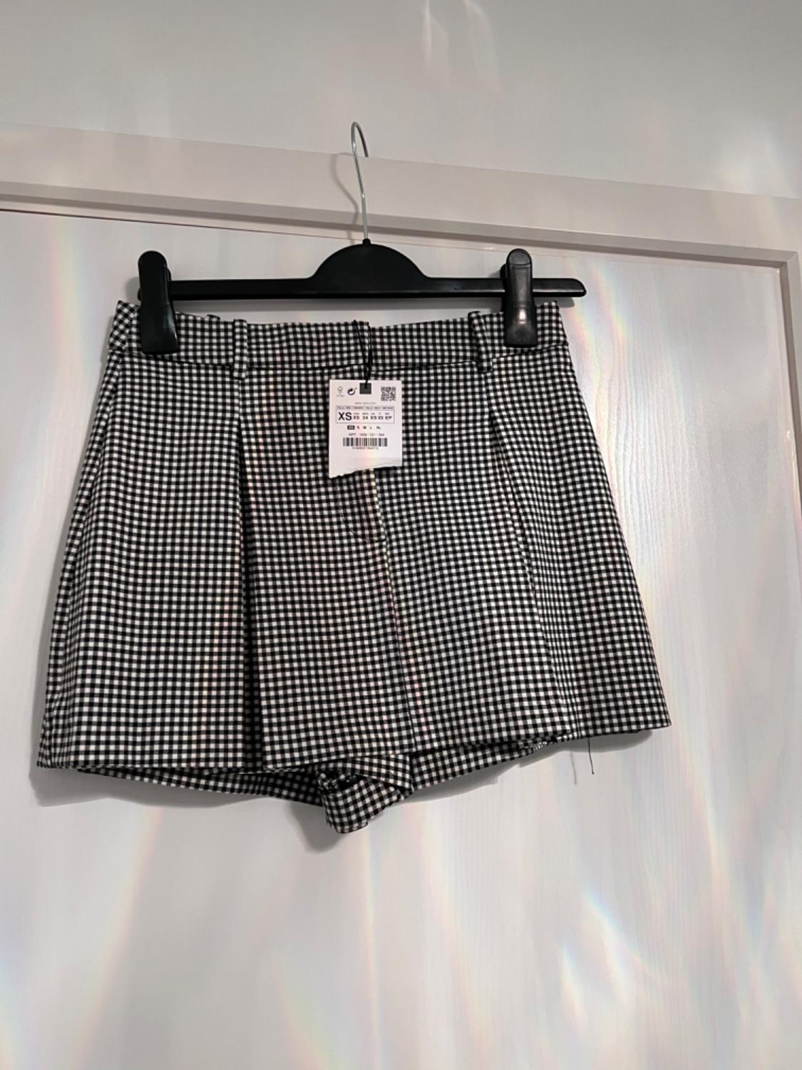 GINGHAM SKORT