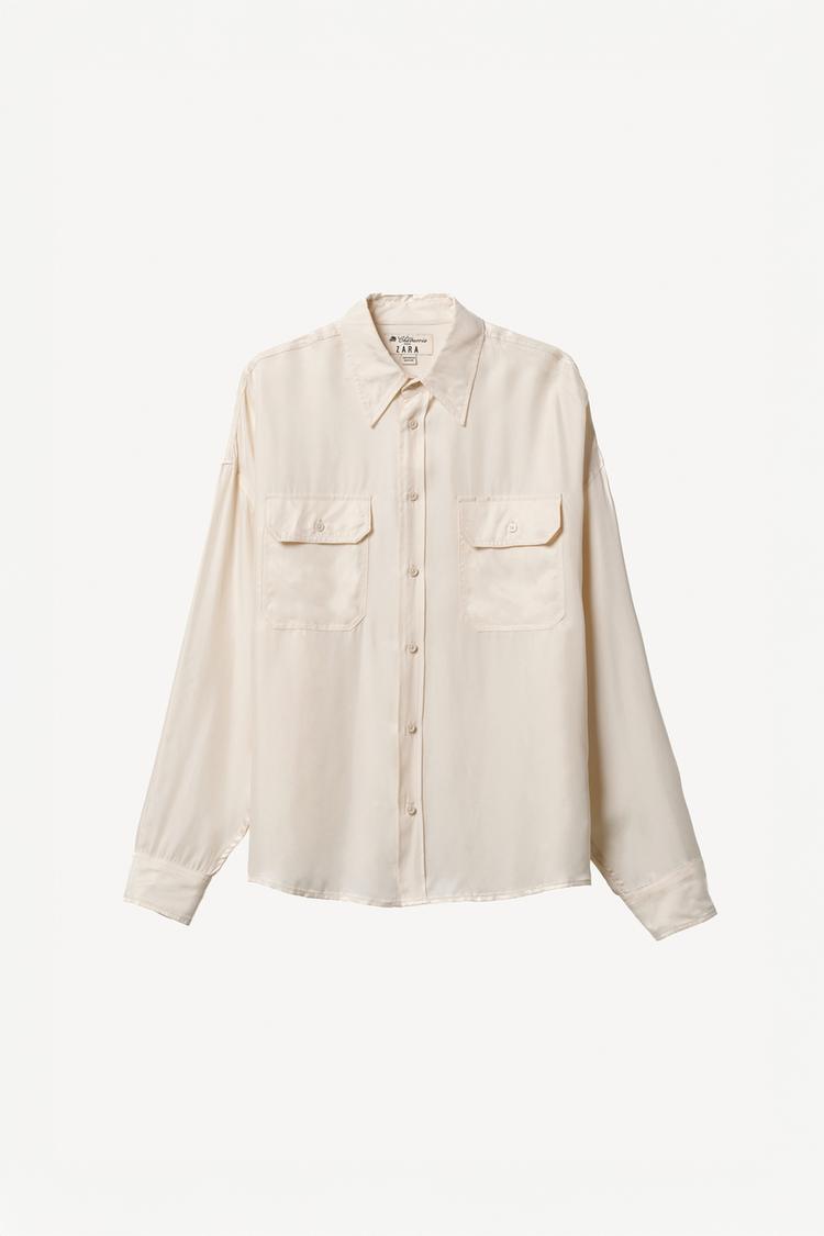ZARA FLUID CUPRO - VISCOSE SHIRT WILLY CHAVARRIA X ZARA