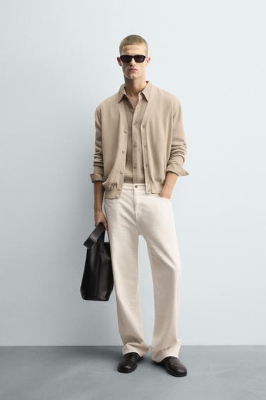 CARDIGAN STRUCTURÉ - Beige de Zara