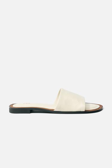 Zara SOFT LEATHER UPPER - White