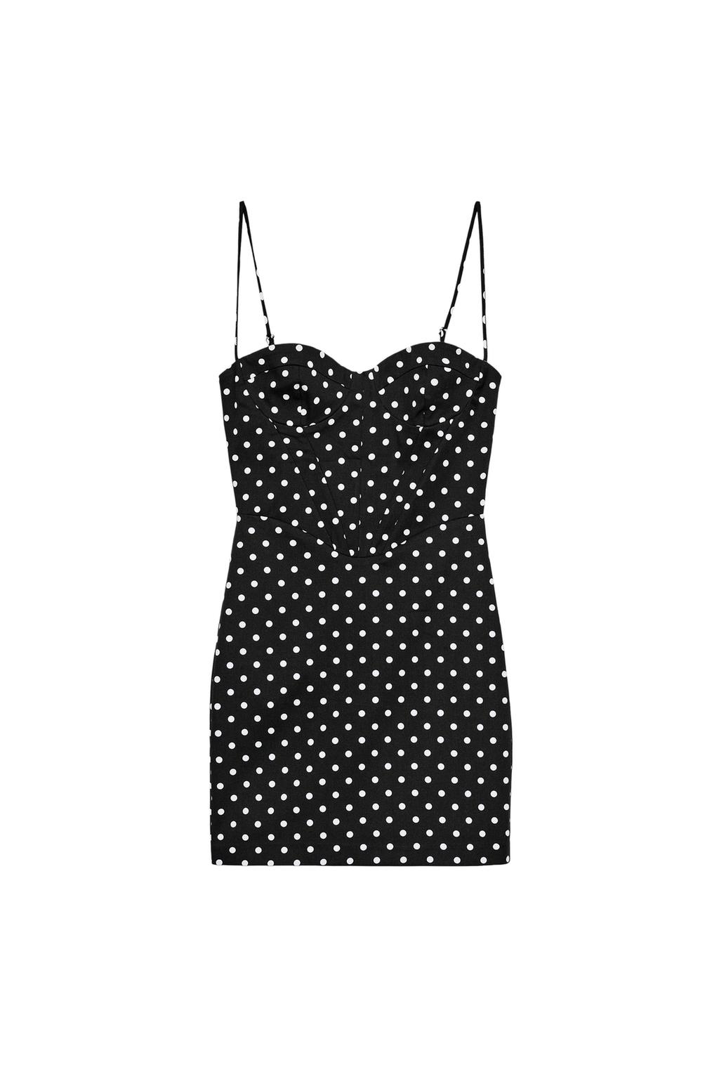 POLKA DOT STRAPPY MINI DRESS - image 3