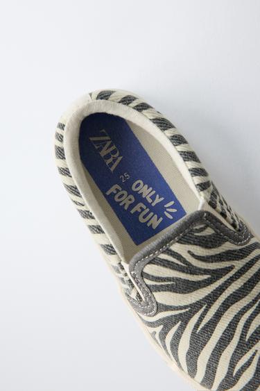 BASKETS IMPRIMÉ ZÈBRE - Blanc de Zara - Image 6