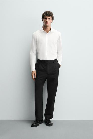 REGULAR FIT SHIRT - White by Zara - Image 0