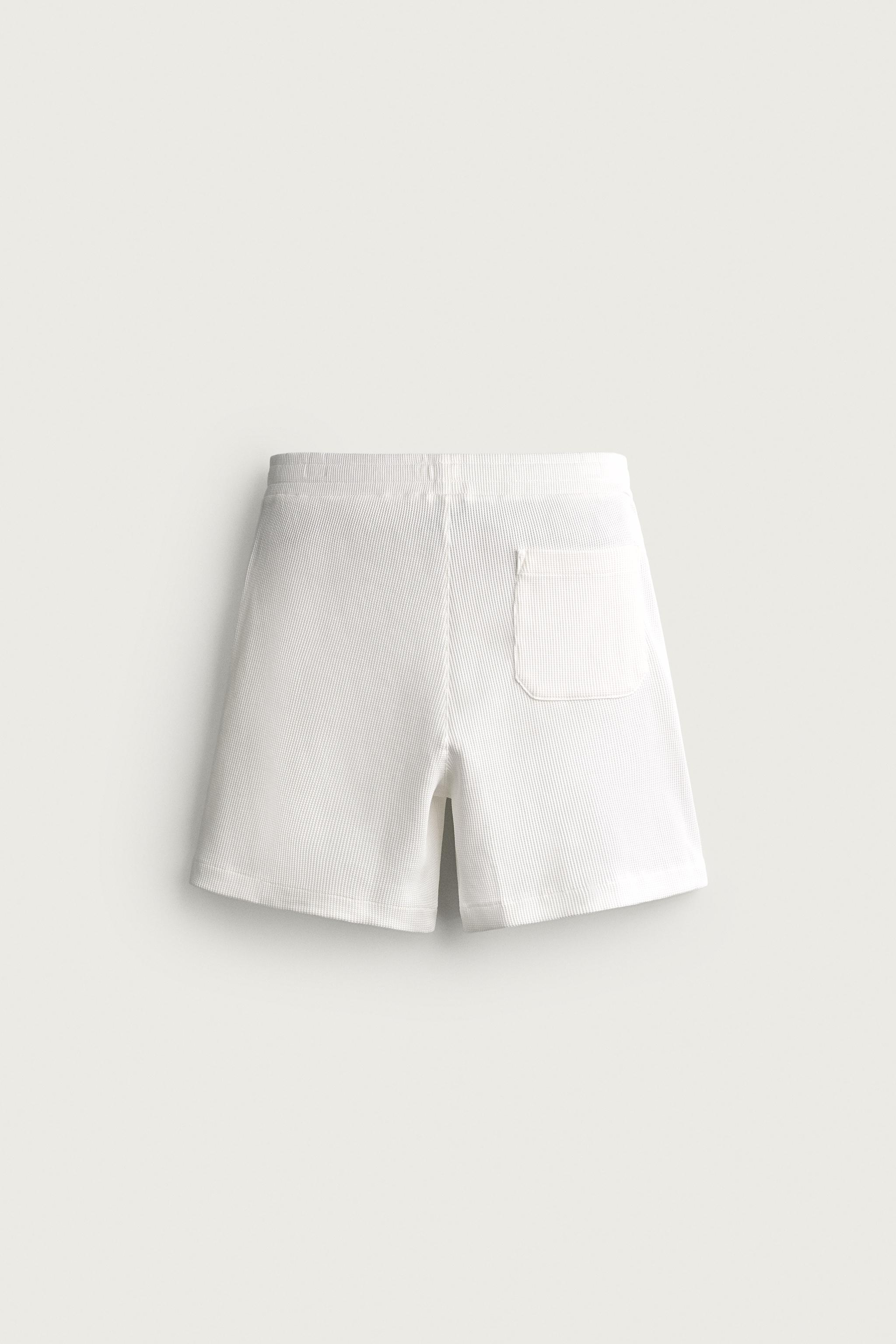 WAFFLE TEXTURE JOGGER SHORTS